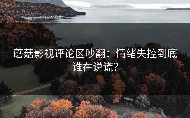 蘑菇影视评论区吵翻：情绪失控到底谁在说谎？